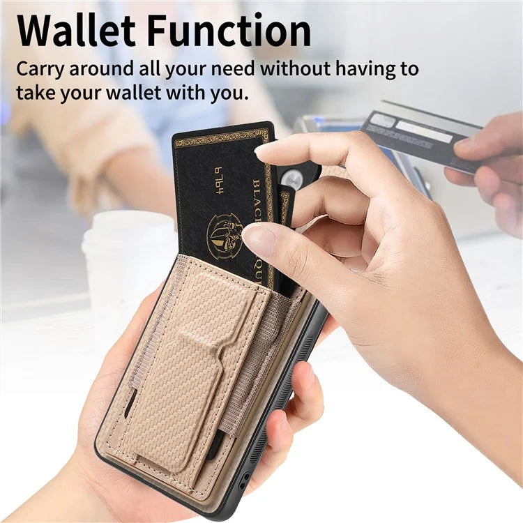 C1-13 For Xiaomi Poco X6 5G / Redmi Note 13 Pro 5G Case Kickstand Card Holder Leather Back Cover