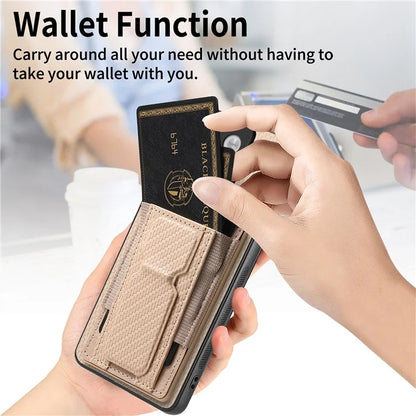 C1-13 For Xiaomi Poco X6 5G / Redmi Note 13 Pro 5G Case Kickstand Card Holder Leather Back Cover