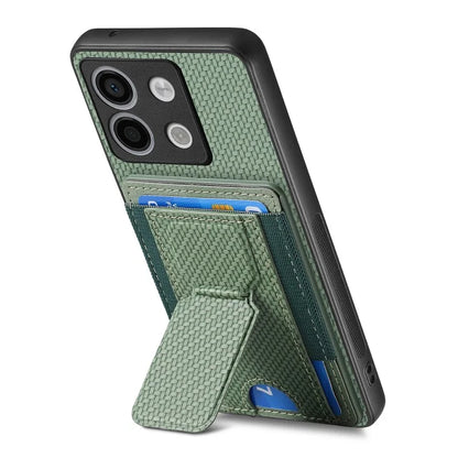 C1-13 For Xiaomi Poco X6 5G / Redmi Note 13 Pro 5G Case Kickstand Card Holder Leather Back Cover