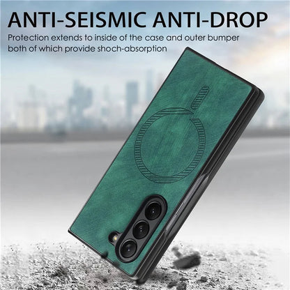 For Samsung Galaxy Z Fold6 5G Magnetic Case Detachable PU+TPU Phone Cover