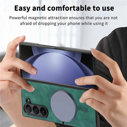 For Samsung Galaxy Z Fold6 5G Magnetic Case Detachable PU+TPU Phone Cover