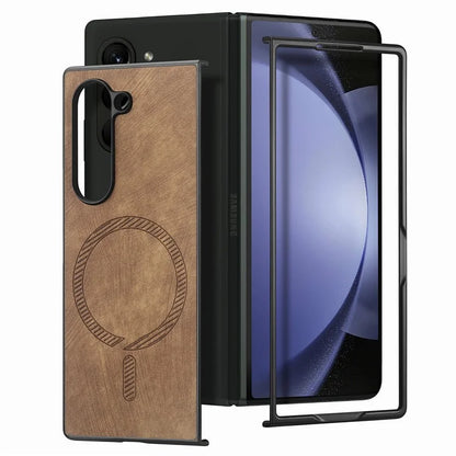 For Samsung Galaxy Z Fold6 5G Magnetic Case Detachable PU+TPU Phone Cover