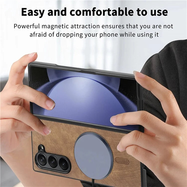 For Samsung Galaxy Z Fold6 5G Magnetic Case Detachable PU+TPU Phone Cover