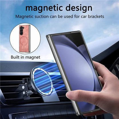 For Samsung Galaxy Z Fold6 5G Magnetic Case Detachable PU+TPU Phone Cover