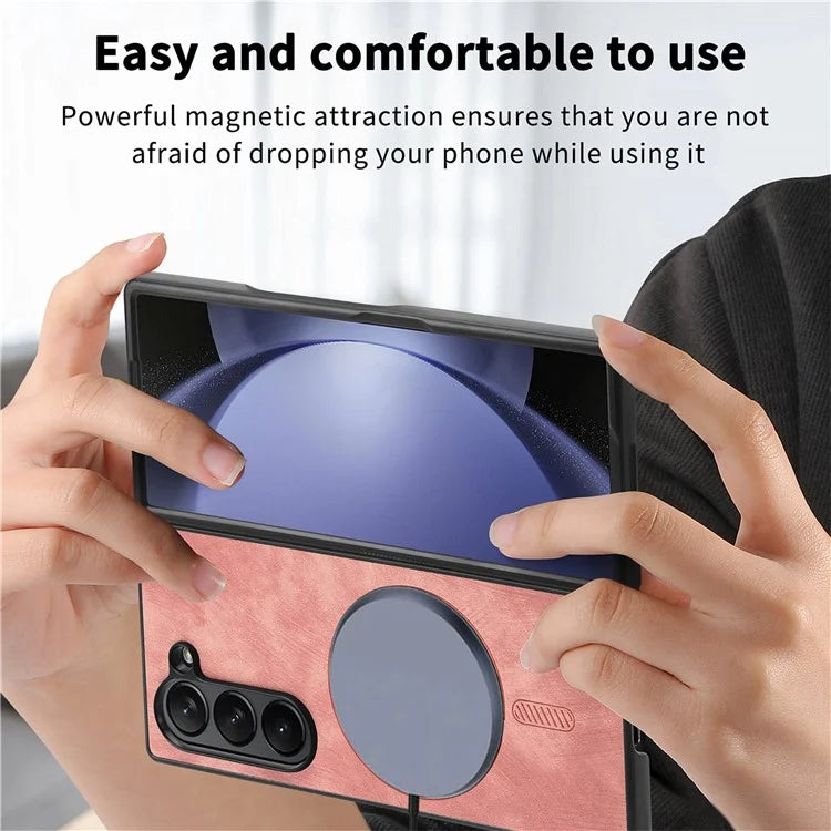 For Samsung Galaxy Z Fold6 5G Magnetic Case Detachable PU+TPU Phone Cover