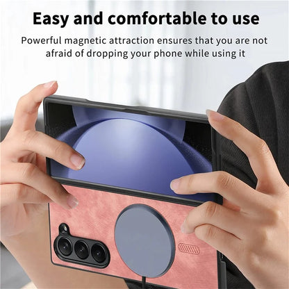 For Samsung Galaxy Z Fold6 5G Magnetic Case Detachable PU+TPU Phone Cover