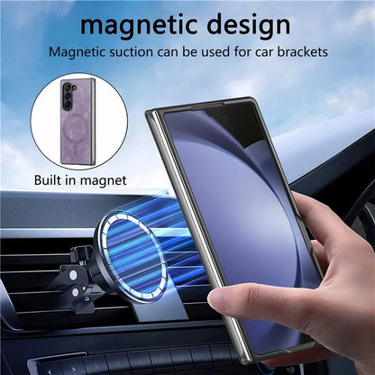 For Samsung Galaxy Z Fold6 5G Magnetic Case Detachable PU+TPU Phone Cover