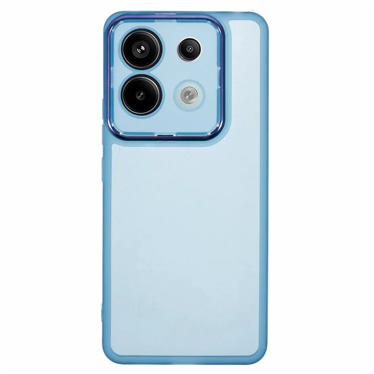 DKSM Series For Xiaomi Poco X6 5G  /  Redmi Note 13 Pro 5G Case Electroplated Camera Frame TPU Phone Cover