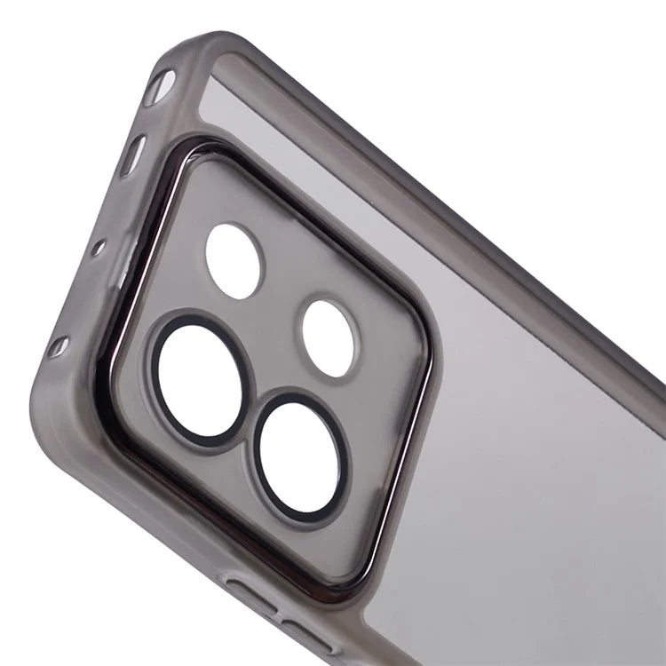 DKSM Series For Xiaomi Poco X6 5G  /  Redmi Note 13 Pro 5G Case Electroplated Camera Frame TPU Phone Cover