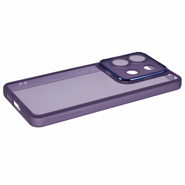 DKSM Series For Xiaomi Poco X6 5G  /  Redmi Note 13 Pro 5G Case Electroplated Camera Frame TPU Phone Cover