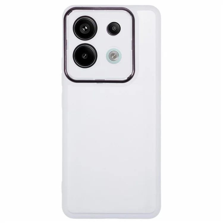 DKSM Series For Xiaomi Poco X6 5G  /  Redmi Note 13 Pro 5G Case Electroplated Camera Frame TPU Phone Cover
