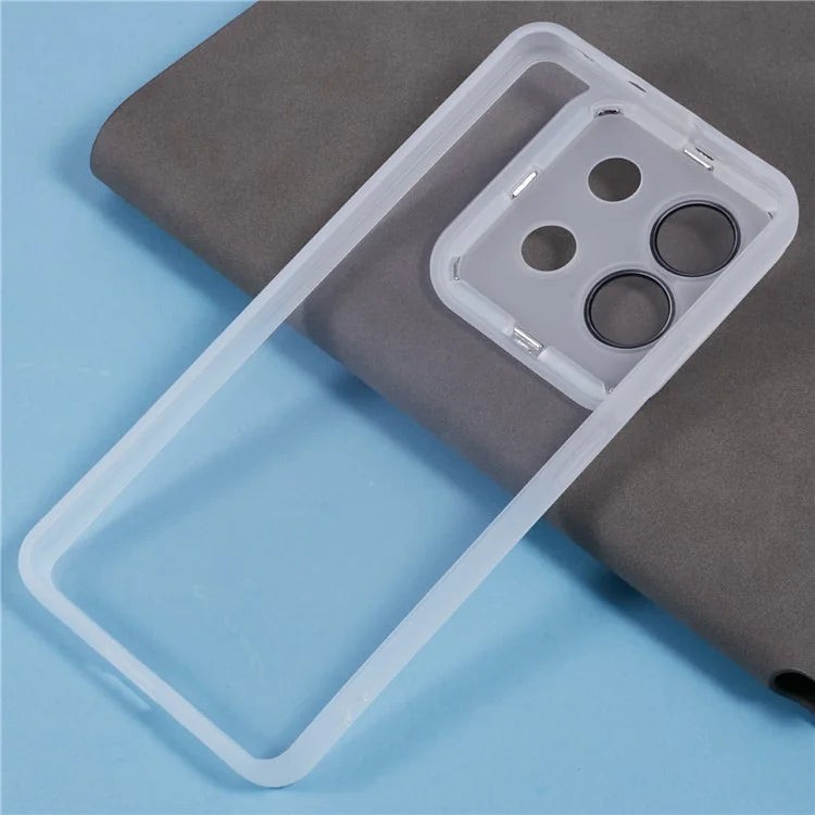 DKSM Series For Xiaomi Poco X6 5G  /  Redmi Note 13 Pro 5G Case Electroplated Camera Frame TPU Phone Cover