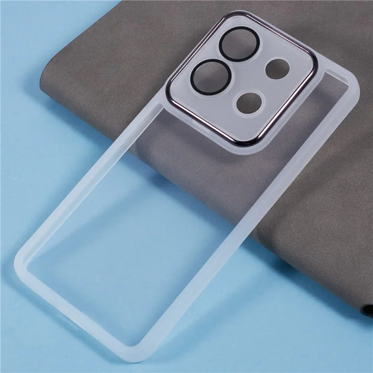 DKSM Series For Xiaomi Poco X6 5G  /  Redmi Note 13 Pro 5G Case Electroplated Camera Frame TPU Phone Cover