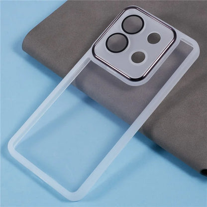 DKSM Series For Xiaomi Poco X6 5G  /  Redmi Note 13 Pro 5G Case Electroplated Camera Frame TPU Phone Cover