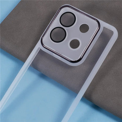 DKSM Series For Xiaomi Poco X6 5G  /  Redmi Note 13 Pro 5G Case Electroplated Camera Frame TPU Phone Cover