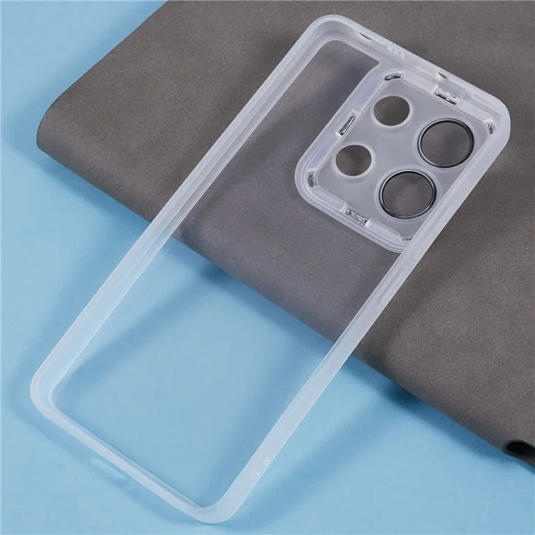 DKSM Series For Xiaomi Redmi Note 13 4G Case Electroplated Camera Frame TPU Phone Cover