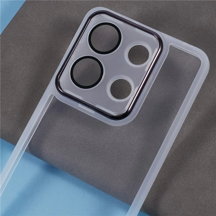 DKSM Series For Xiaomi Redmi Note 13 4G Case Electroplated Camera Frame TPU Phone Cover