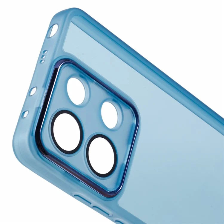 DKSM Series For Xiaomi Redmi Note 13 4G Case Electroplated Camera Frame TPU Phone Cover