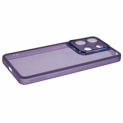 DKSM Series For Xiaomi Redmi Note 13 4G Case Electroplated Camera Frame TPU Phone Cover