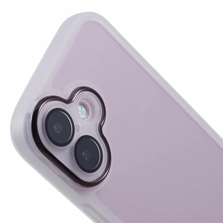 DKSM Series For iPhone 16 Case Electroplated Camera Frame TPU Phone Cover