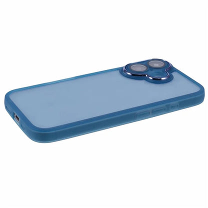 DKSM Series For iPhone 16 Case Electroplated Camera Frame TPU Phone Cover