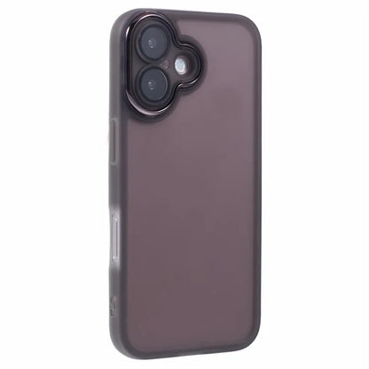 DKSM Series For iPhone 16 Case Electroplated Camera Frame TPU Phone Cover