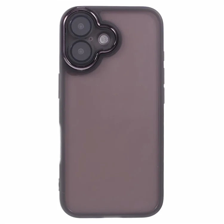 DKSM Series For iPhone 16 Case Electroplated Camera Frame TPU Phone Cover