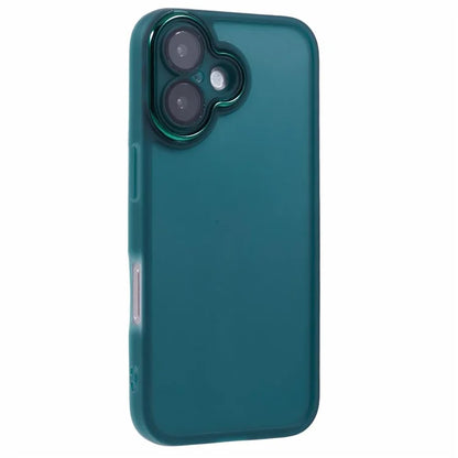 DKSM Series For iPhone 16 Case Electroplated Camera Frame TPU Phone Cover