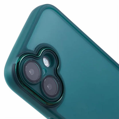 DKSM Series For iPhone 16 Case Electroplated Camera Frame TPU Phone Cover