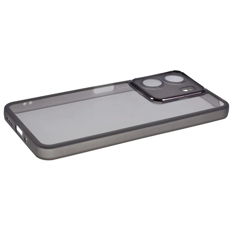 DKSM Series For Xiaomi Poco C65 4G  /  Poco C65 4G Case Electroplated Camera Frame TPU Phone Cover