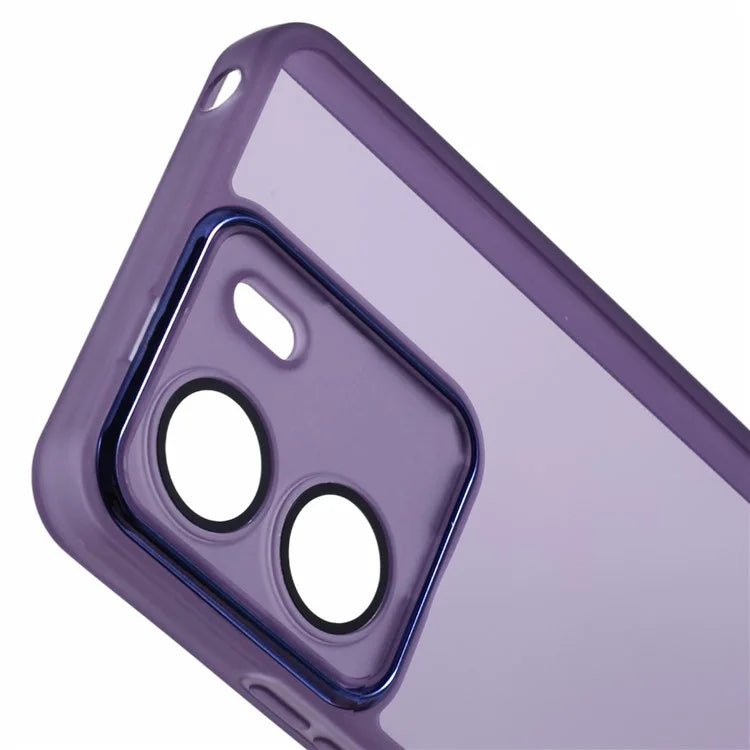 DKSM Series For Xiaomi Poco C65 4G  /  Poco C65 4G Case Electroplated Camera Frame TPU Phone Cover