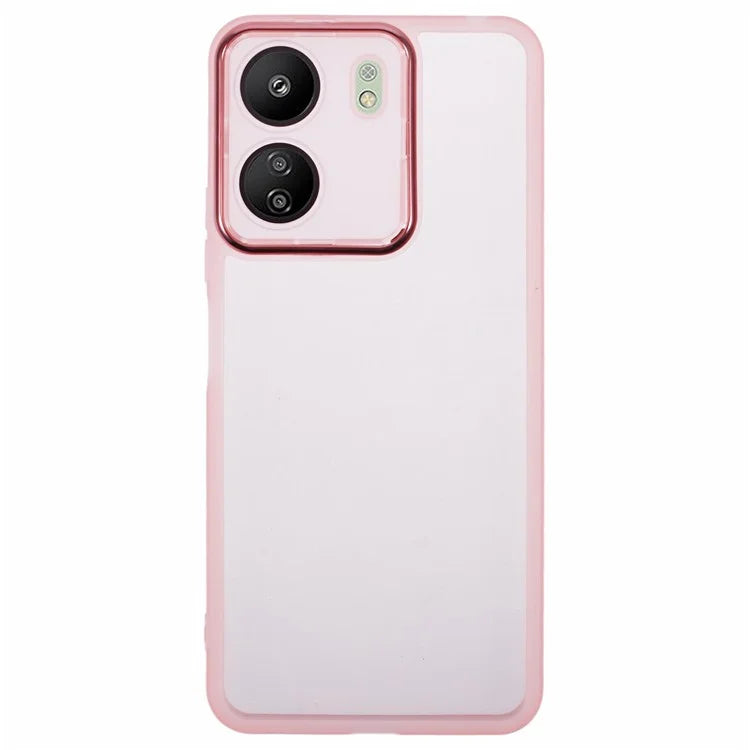 DKSM Series For Xiaomi Poco C65 4G  /  Poco C65 4G Case Electroplated Camera Frame TPU Phone Cover