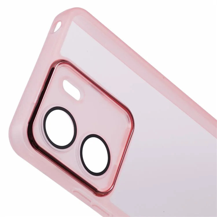 DKSM Series For Xiaomi Poco C65 4G  /  Poco C65 4G Case Electroplated Camera Frame TPU Phone Cover