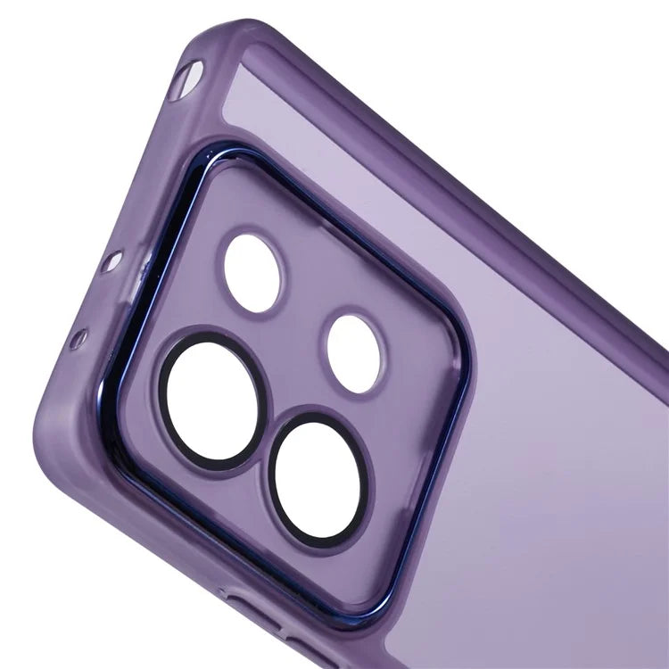 DKSM Series For Xiaomi Redmi Note 13 5G Case Electroplated Camera Frame TPU Phone Cover