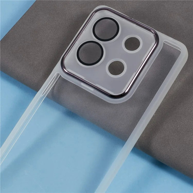 DKSM Series For Xiaomi Redmi Note 13 5G Case Electroplated Camera Frame TPU Phone Cover