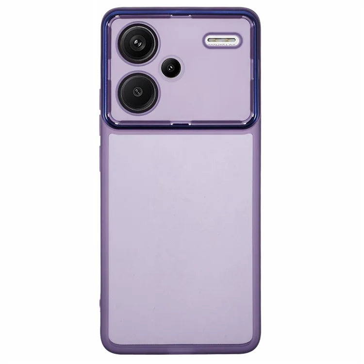DKSM Series For Xiaomi Redmi Note 13 Pro+ 5G Case Electroplated Camera Frame TPU Phone Cover