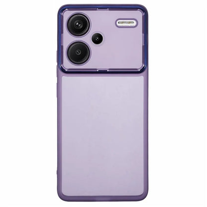 DKSM Series For Xiaomi Redmi Note 13 Pro+ 5G Case Electroplated Camera Frame TPU Phone Cover