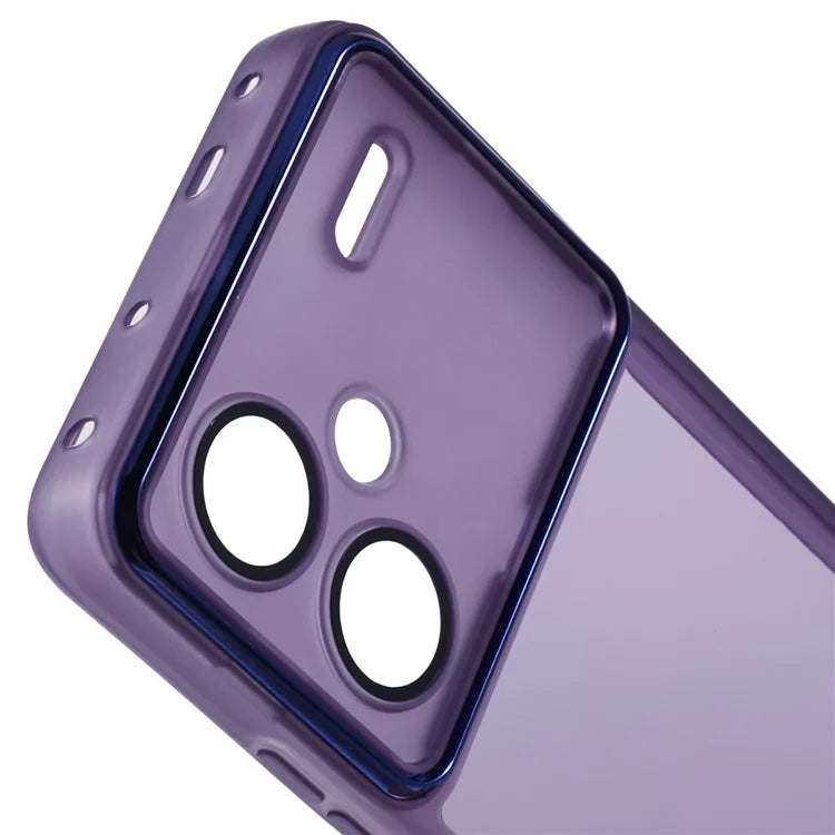 DKSM Series For Xiaomi Redmi Note 13 Pro+ 5G Case Electroplated Camera Frame TPU Phone Cover