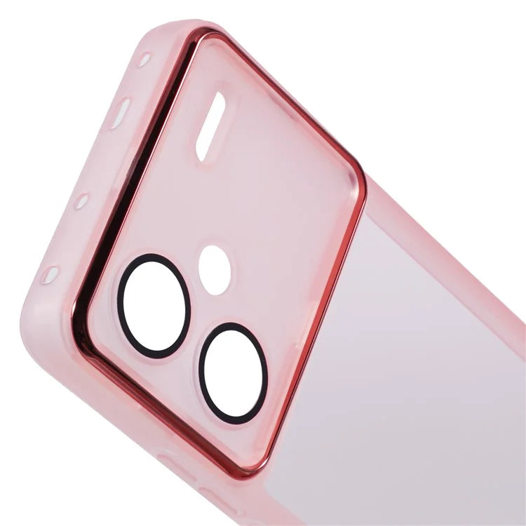 DKSM Series For Xiaomi Redmi Note 13 Pro+ 5G Case Electroplated Camera Frame TPU Phone Cover