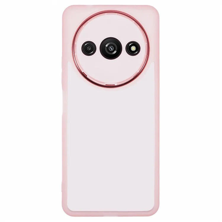 DKSM Series For Xiaomi Poco C61 4G  /  Redmi A3 4G Case Electroplated Camera Frame TPU Phone Cover