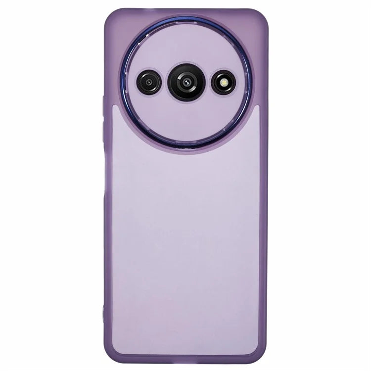 DKSM Series For Xiaomi Poco C61 4G  /  Redmi A3 4G Case Electroplated Camera Frame TPU Phone Cover