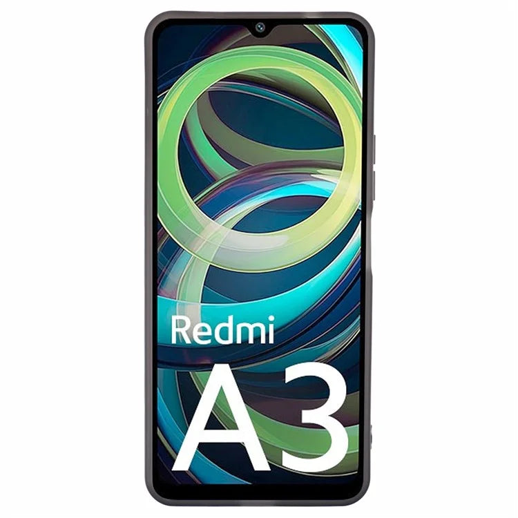 DKSM Series For Xiaomi Poco C61 4G  /  Redmi A3 4G Case Electroplated Camera Frame TPU Phone Cover