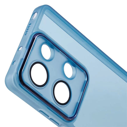 DKSM Series For Xiaomi Poco M6 Pro 4G  /  Redmi Note 13 Pro 4G Case Electroplated Camera Frame TPU Phone Cover