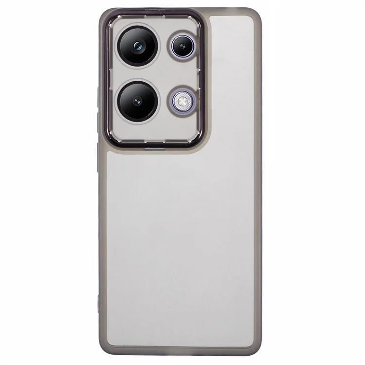 DKSM Series For Xiaomi Poco M6 Pro 4G  /  Redmi Note 13 Pro 4G Case Electroplated Camera Frame TPU Phone Cover