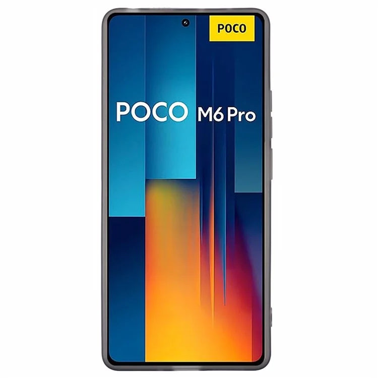 DKSM Series For Xiaomi Poco M6 Pro 4G  /  Redmi Note 13 Pro 4G Case Electroplated Camera Frame TPU Phone Cover