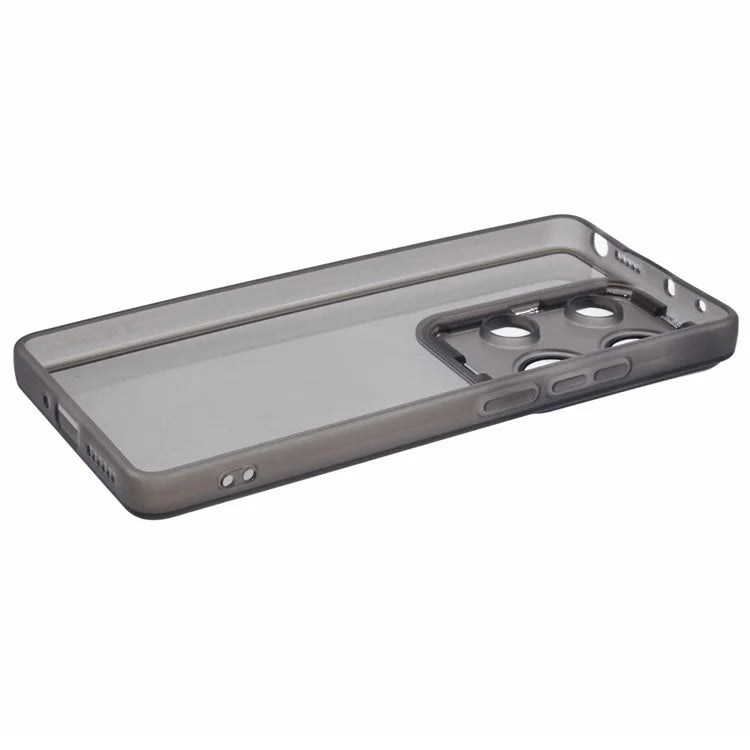 DKSM Series For Xiaomi Poco M6 Pro 4G  /  Redmi Note 13 Pro 4G Case Electroplated Camera Frame TPU Phone Cover