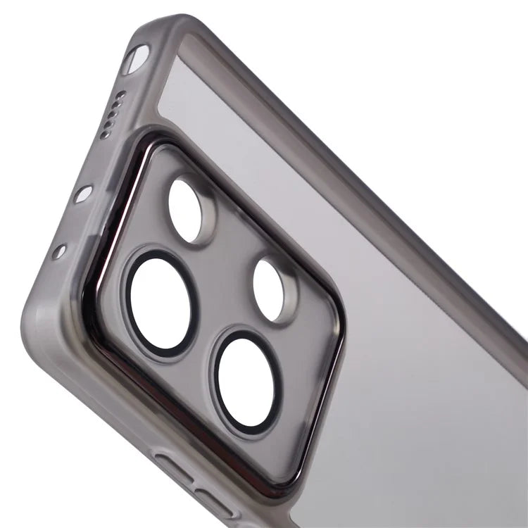 DKSM Series For Xiaomi Poco M6 Pro 4G  /  Redmi Note 13 Pro 4G Case Electroplated Camera Frame TPU Phone Cover