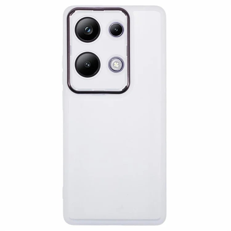 DKSM Series For Xiaomi Poco M6 Pro 4G  /  Redmi Note 13 Pro 4G Case Electroplated Camera Frame TPU Phone Cover