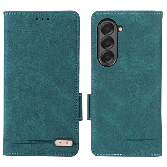 For Samsung Galaxy Z Fold6 5G Case Wallet Leather Folding Phone Cover Hardware Decor