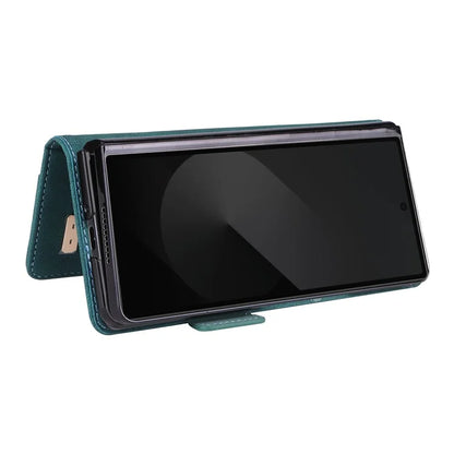 For Samsung Galaxy Z Fold6 5G Case Wallet Leather Folding Phone Cover Hardware Decor